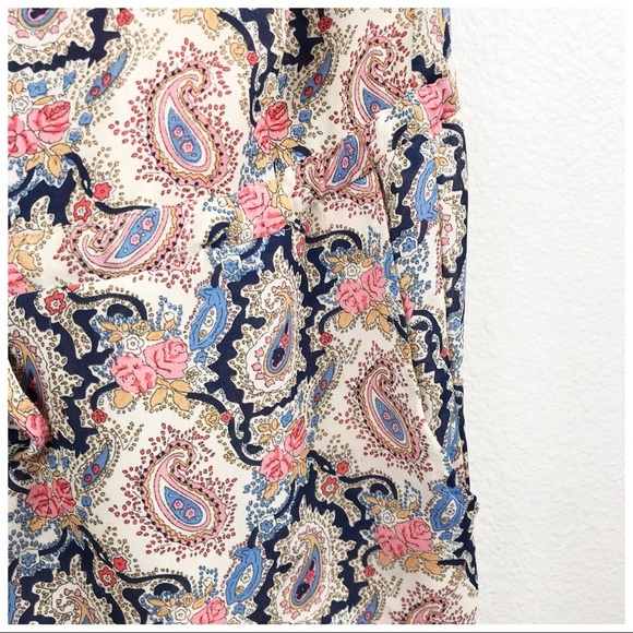 Bishop + Young Paisley Printed Romper Size Small - Picture 7 of 9